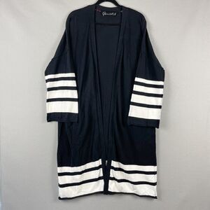 Parrish LA Jude Long Cardigan Duster Sweater Womens XS/S Open Front Oversized